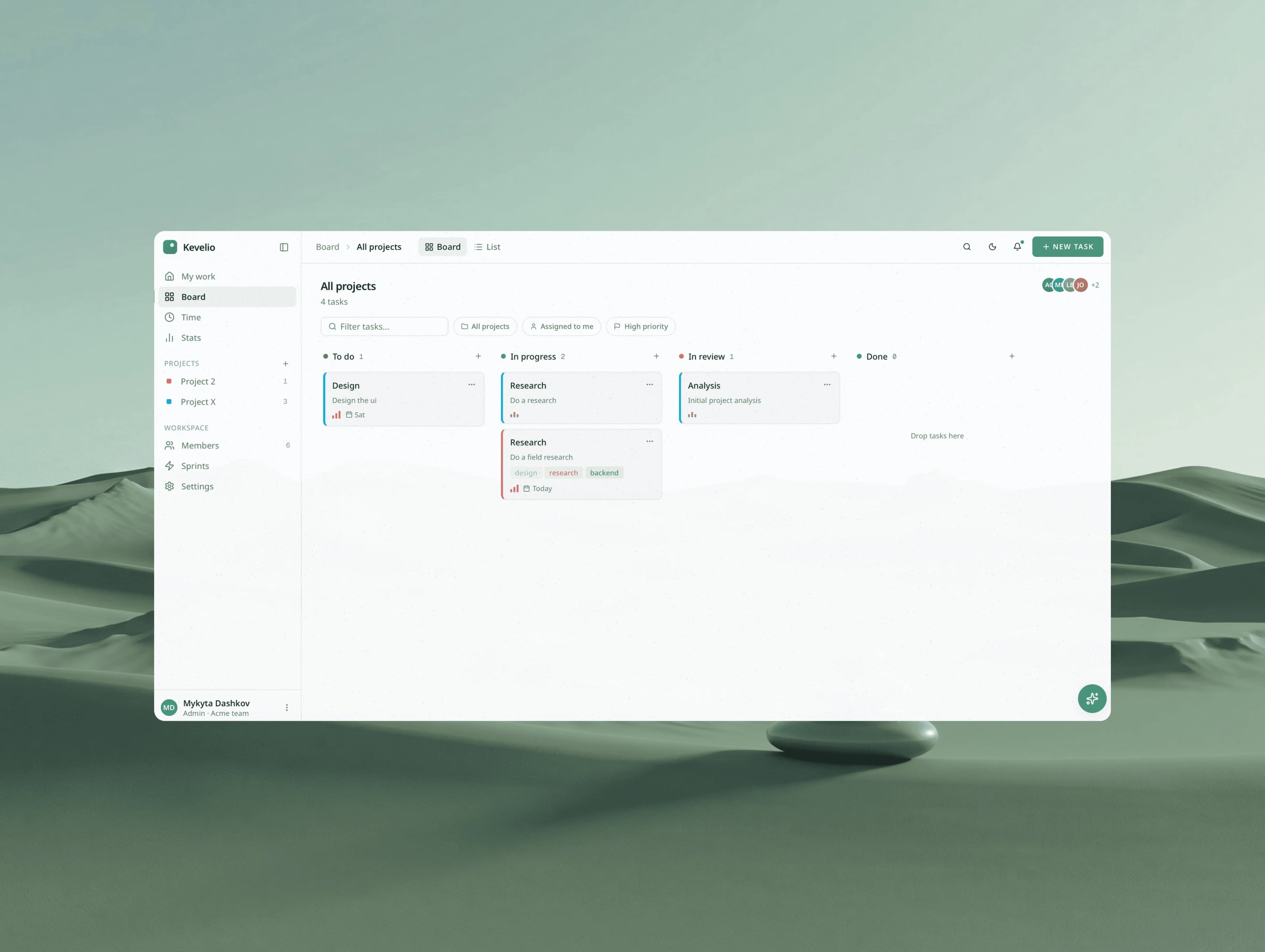 Kevelio — open source project management